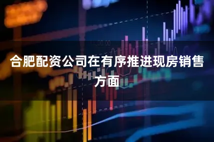 合肥配资公司在有序推进现房销售方面