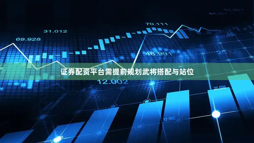 证券配资平台需提前规划武将搭配与站位